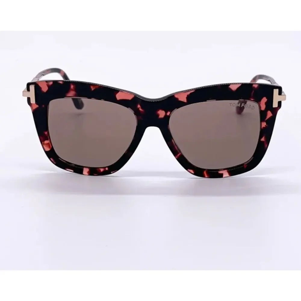 TOM FORD DASHA FT0822 52F Sunglasses Havana Frame‎ Brown Polarized Lens In Case